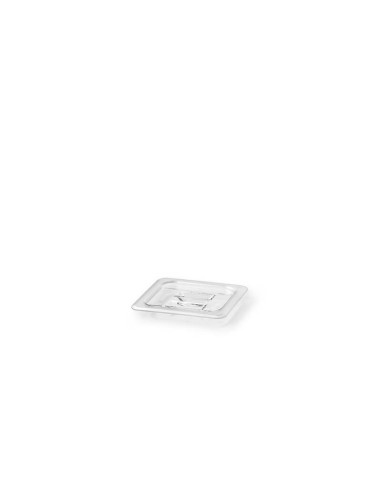 Lock  GN 1/6, m htg, Polycarb, Klar