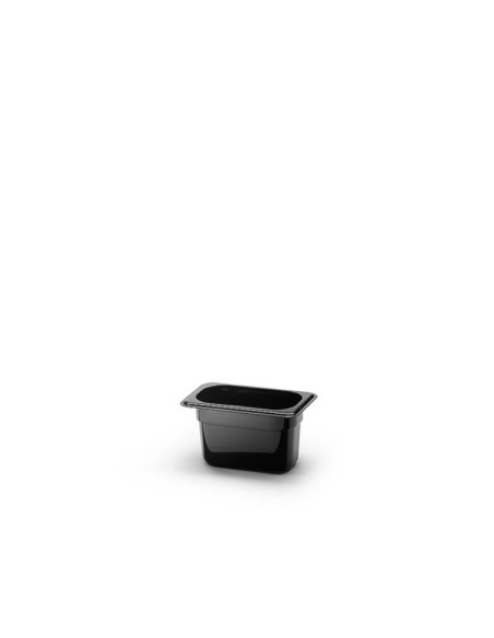 Kantin Gn 1/9-100 Polycarb, Svart