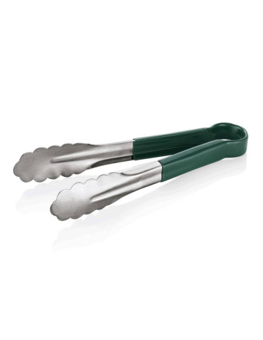 Salladstång rfr Grön plast handtag, 23cm/utgår
