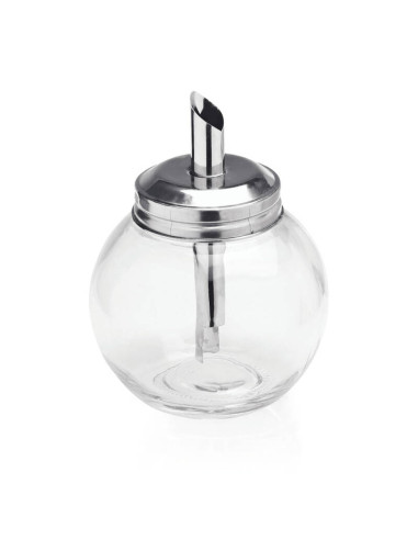 Sockerströare Glas o rostfritt volym 26cl