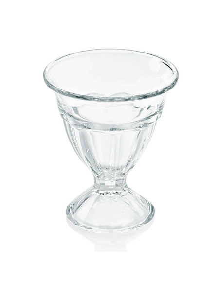 Glass-Skål glas på fot D100mm, H120mm