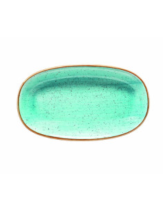 Aqua tallrik oval 2