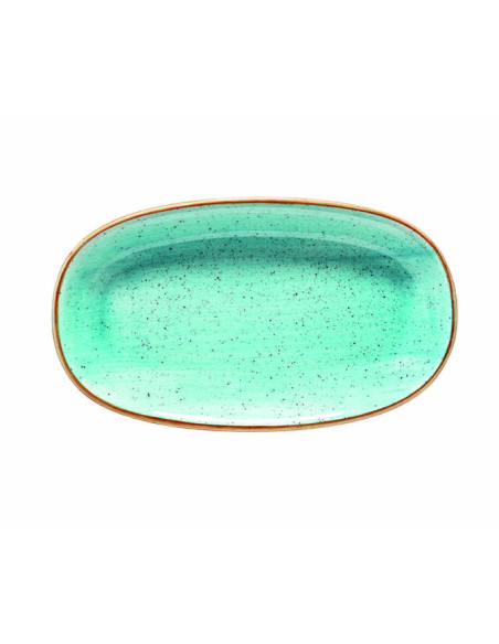 Aqua tallrik oval