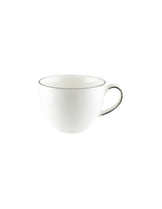 Retro kaffekopp svart kant – Svart