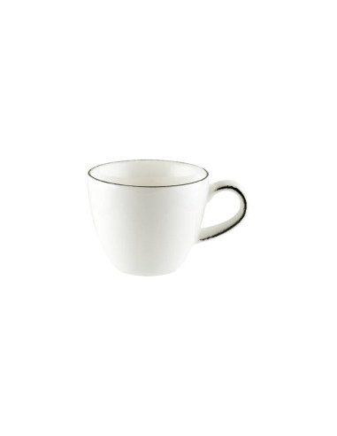 RETRO Espressokopp 8cl, Svart kant