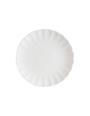 East flat tallrik vit – Vit