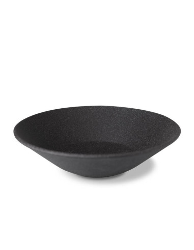 Granit No 9. Skål Hel Svart Rå D27 cm