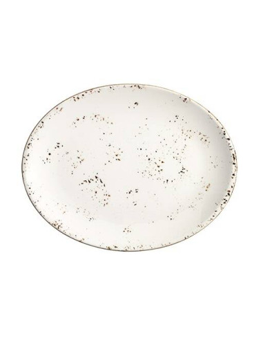 GRAIN Oval Tallrik 31x24cm Moove