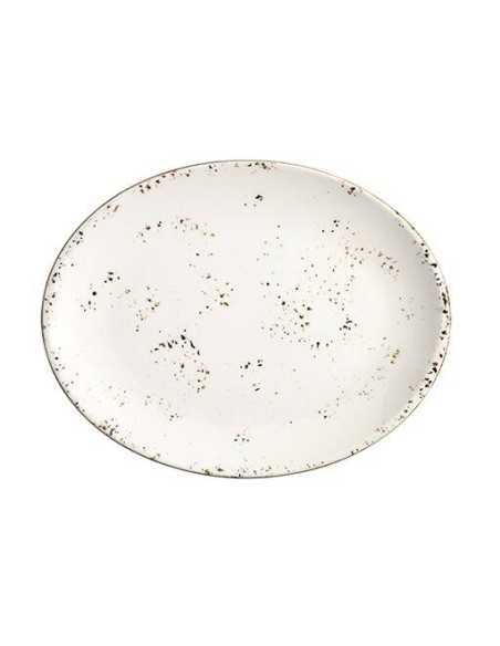 GRAIN Oval Tallrik 36x28 cm