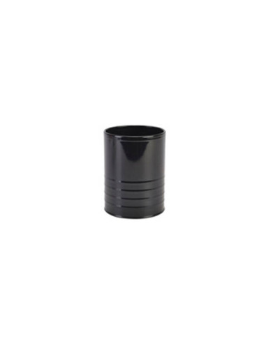 Galvanised steel cup black 1300 ml