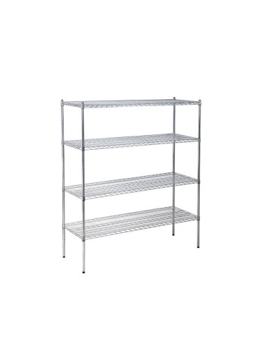 Hyllställning 1060x530xH1880 krom