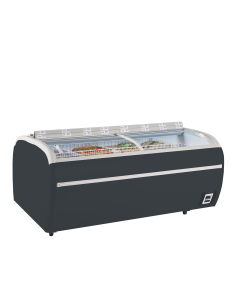 Antracit kyl-/frysbox stormarknad - TWIN 220A-CF
