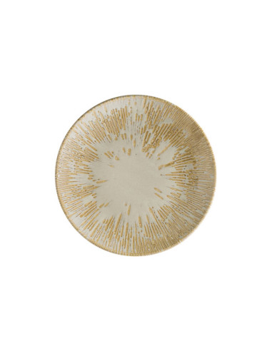 Snell sand tallrik gourmet flat – Sand